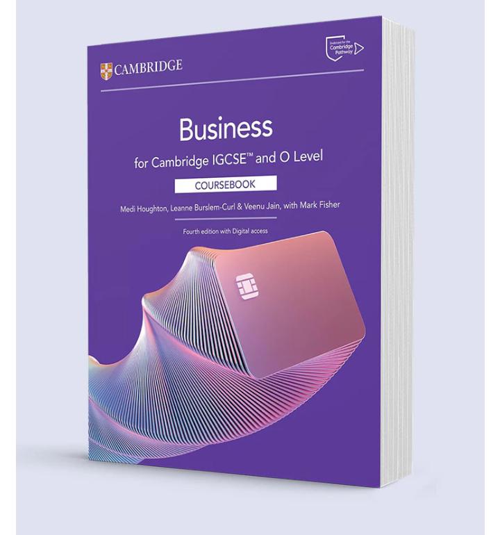 Cambridge Business for Cambridge IGCSE™ & O Level – 4th Edition*   _With Digital Access | Coursebook_