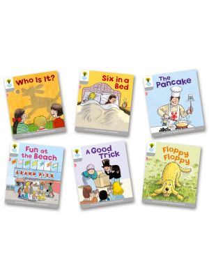 Oxford Reading Tree Biff, Chip and Kipper Stage 1+ Set | Who is it?, Six in a Bed, The Pancake, Fun at the Beach, A Good Trick, Floppy Floppy | Oxford University Press