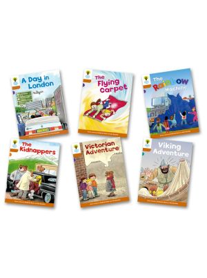 Oxford Reading Tree Biff, Chip and Kipper Stage 7 Set | A Day in London, The Flying Carpet, The Rainbow Machine, The Kidnappers, Victorian Adventure, Viking Adventure | Oxford University Press