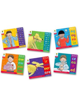 Oxford Reading Tree Floppy’s Phonics Sounds and Letters Stage 8-9 Set | Books 19-24: a-e e-e i-e o-e u-e, ay ou ie ea, ow ir ur ow, ir eer are, ce ea o ed | Oxford University Press