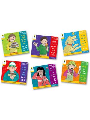 Oxford Reading Tree Floppy’s Phonics Sounds and Letters Stage 10-11 Set | Books 25-30: ew ue au aw, ie ue oe a-e, ie y z zz, ge dge se ve, ey y e-e, ph wh gn kn | Oxford University Press
