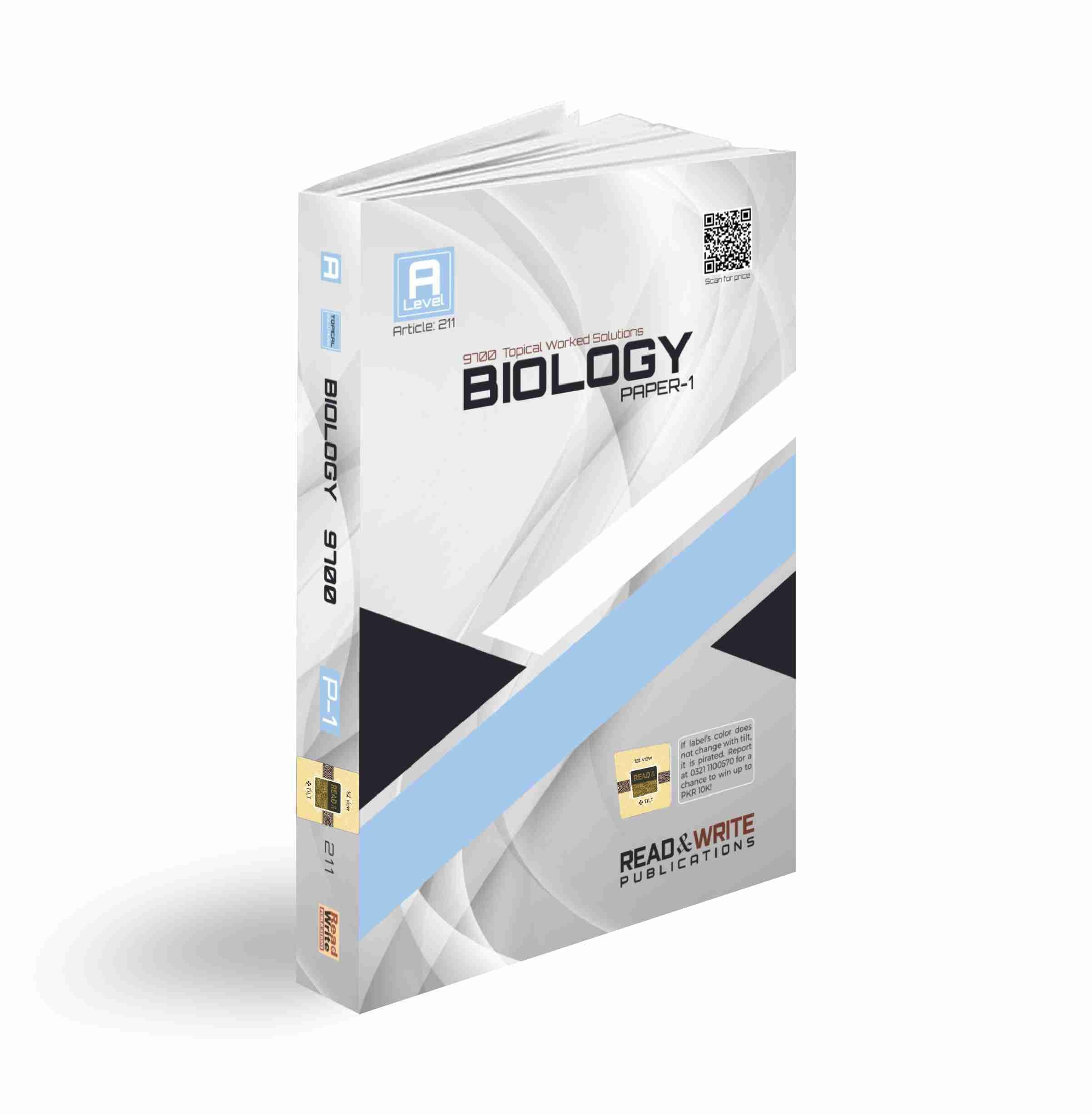 A Level Biology Paper 1 Topical Worked Solutions | 9700 | Read & Write Publications