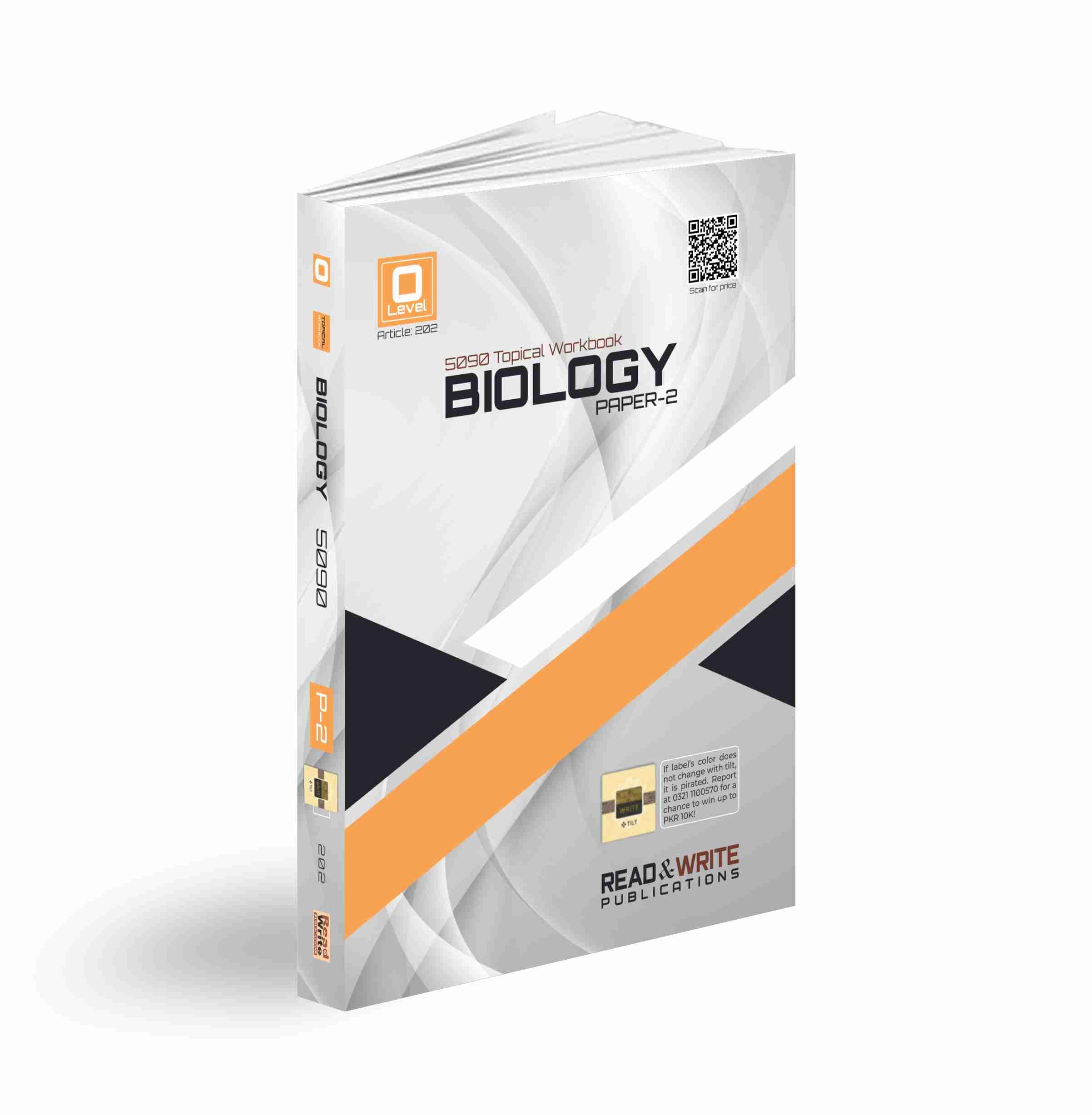 O Level Biology Paper 2 Topical Workbook | 5090 | Read & Write Publications