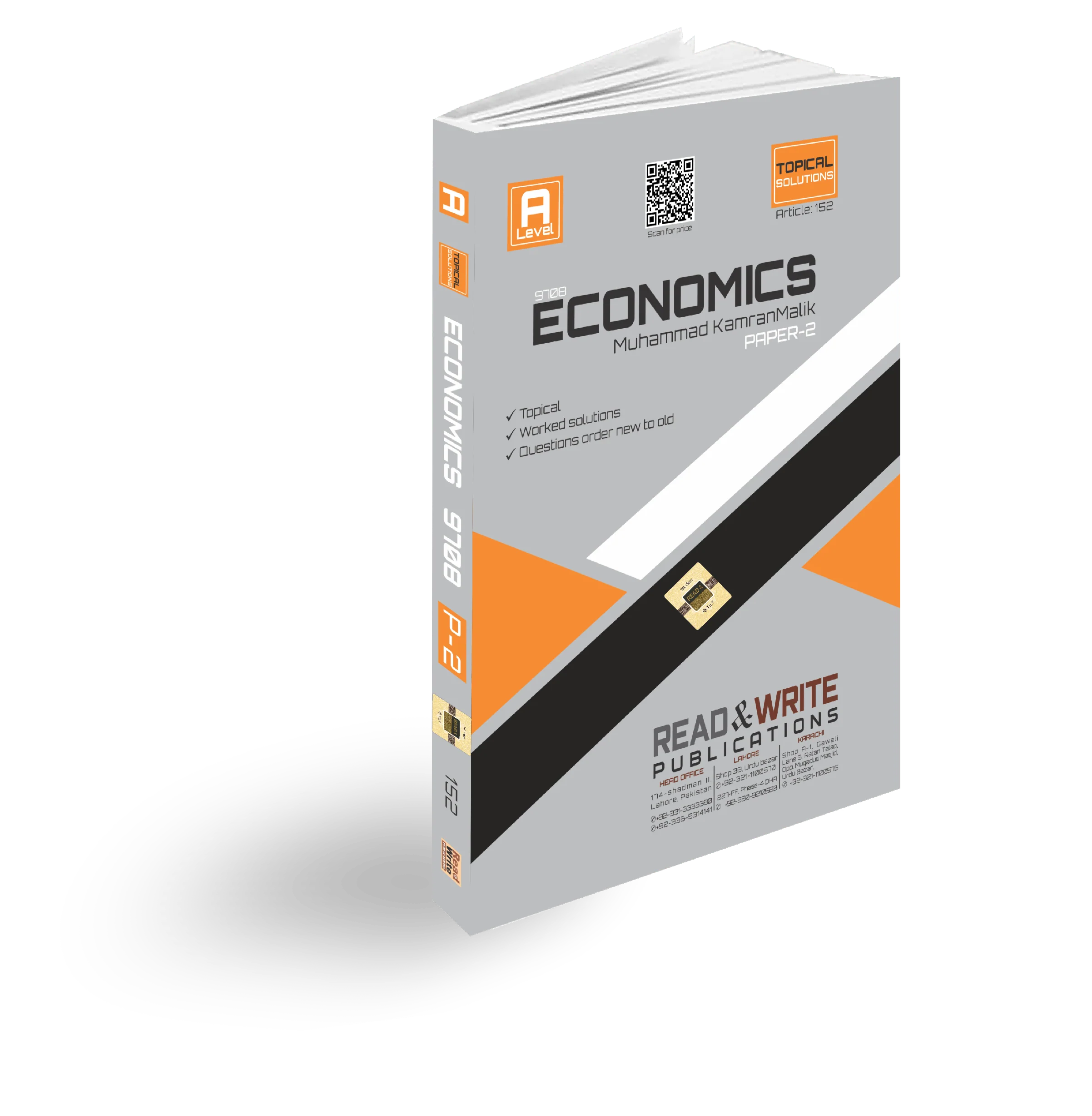 A Level Economics Paper 2 Topical Solutions | 9708 | Muhammad Kamran Malik | Read & Write Publications