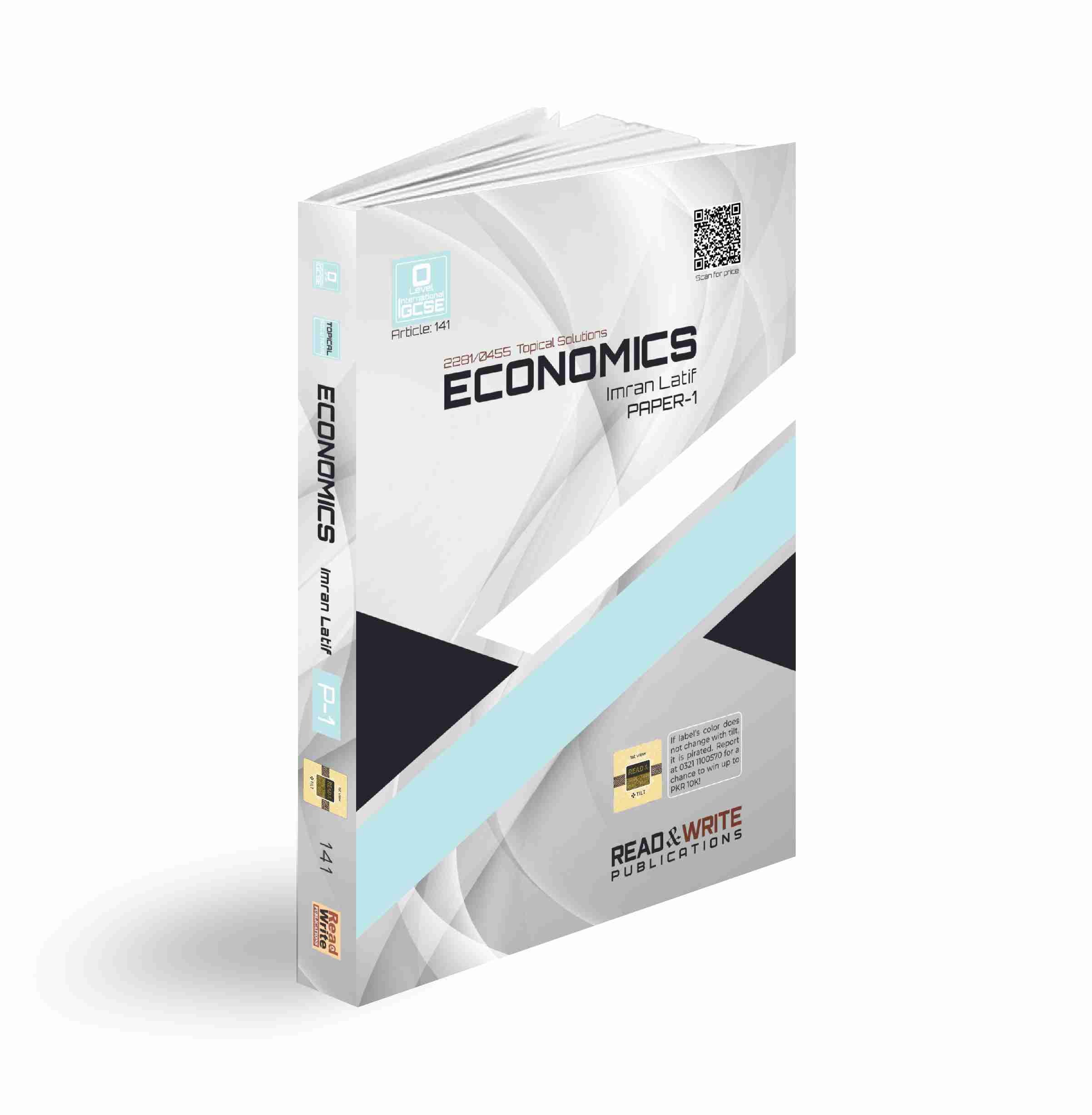 O Level Economics Paper 1 Topical Solutions | 2281/0455 | Imran Latif | Read & Write Publications