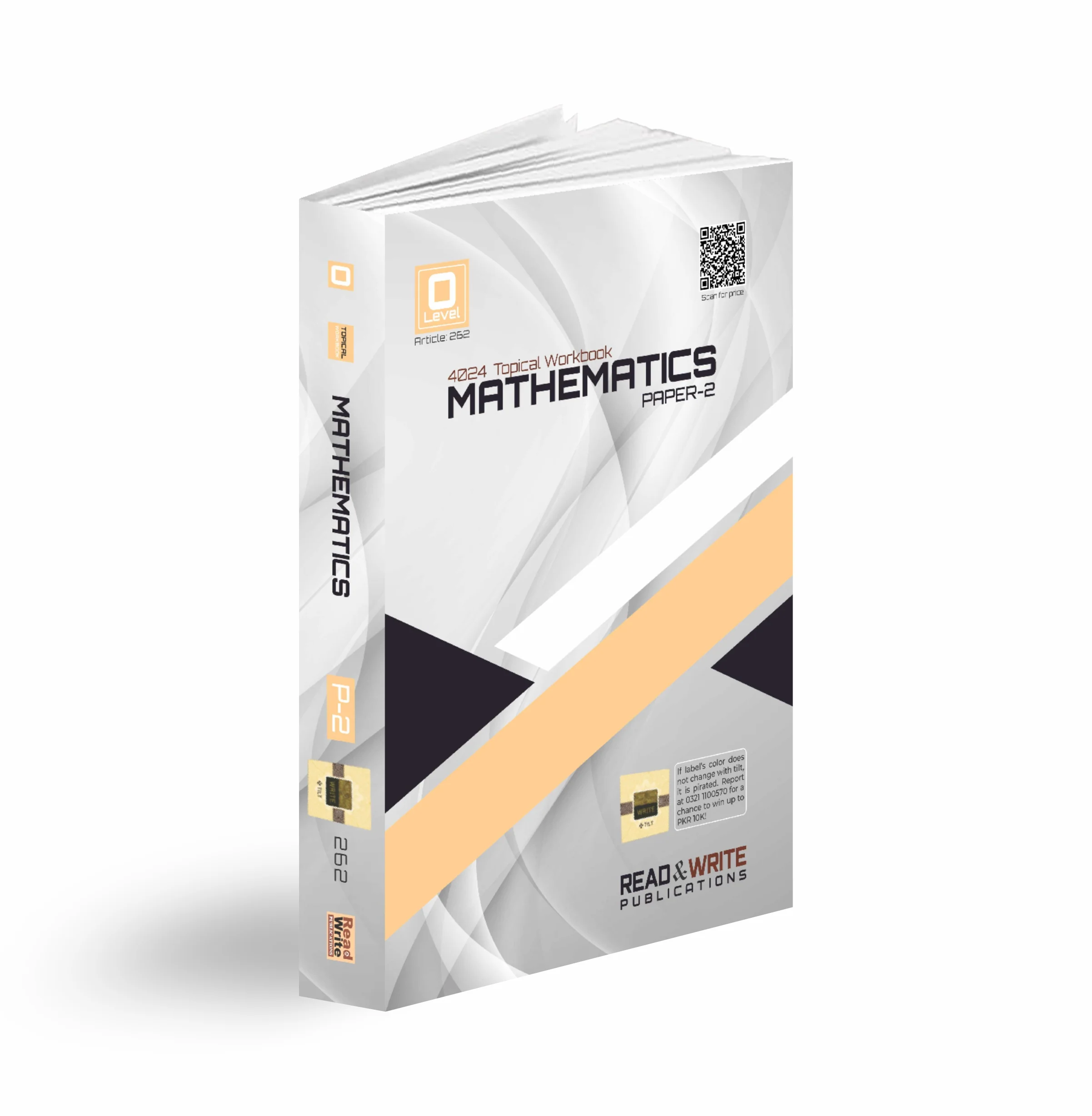 O Level Mathematics Paper 2 Topical Workbook | 4024 | Article 262 | Read & Write Publications
