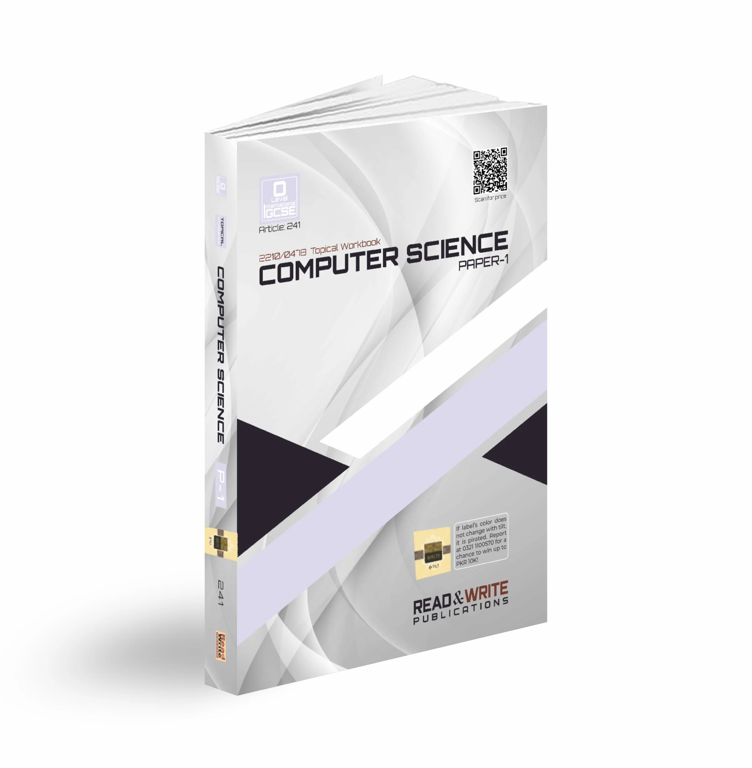 Computer Science Paper-1 Topical Workbook | O Level 2210 / IGCSE 0478 | Read & Write Publications